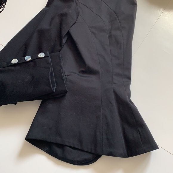 ❤️❤️Beautiful black blazer Adam Lippes size 0❤️❤️ - Picture 10 of 11
